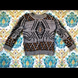 H&M Aztec Sweater Size M